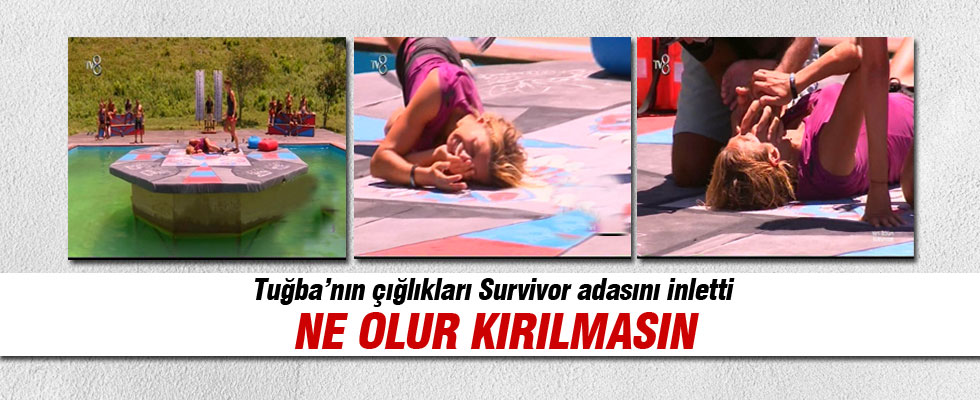 Survivor'da Tuğba'nın çığlıkları