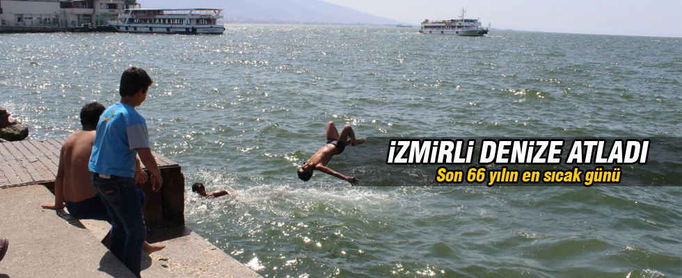İzmir'de sıcaklık arttı