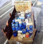 Erciş'te bomba yüklü kamyonetin yakalandı!