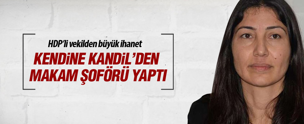 Kandil’den HDP’li vekile makam şoförü!
