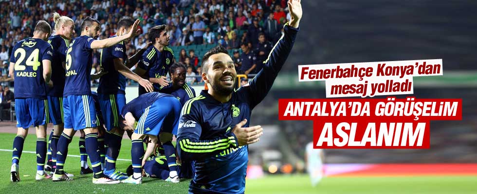 Fenerbahçe Konya'dan intikamını aldı