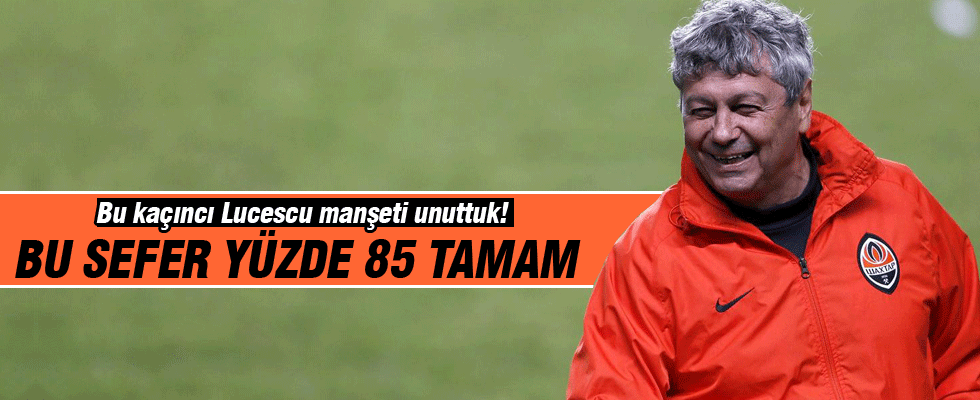 Lucescu bu sefer tamam