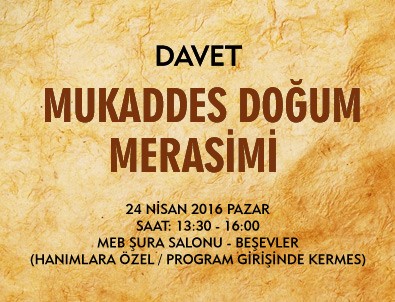 Sultan Baba İlim ve Hizmet Vakfı Kutlu Doğum Programı ve Kermesi