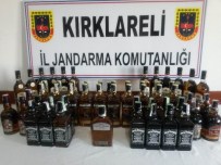 55 Şişe Kaçak Viski Ele Geçirildi