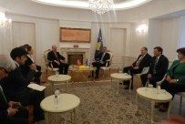 KOSOVA MECLİS BAŞKANI - Başbakan Yardımcısı Kurtulmuş, Kosova Cumhurbaşkanı Thaçi'yle Görüştü