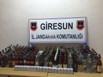 Giresun'da Kaçak İçki Ve Sigara Operasyonu