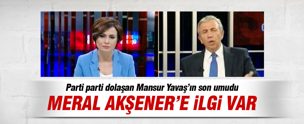 Mansur Yavaş: Meral Akşener'e ilgi var