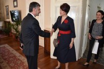 Romanya İzmir Başkonsolosu Stefan'dan Vali Bektaş'a Ziyaret