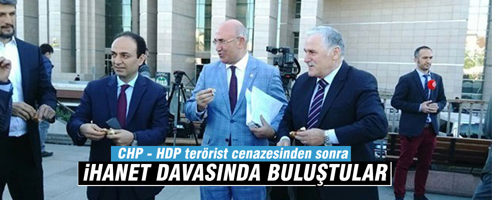 CHP ve HDP'li vekiller kol kola