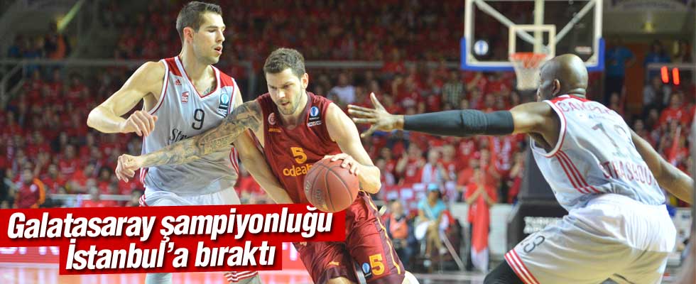 Galatasaray Odeabank, Şampiyonluğu İstanbul'a Bıraktı