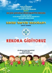 En Çok Çocukla Cumhurbaşkanına Video Davetiye Rekoru