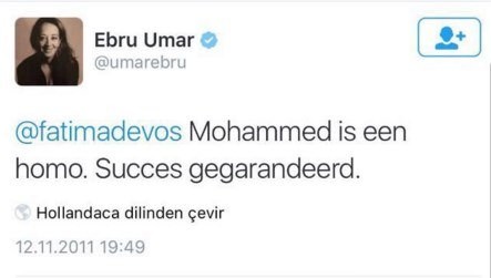 Ebru Umar Peygambere hakaret etti!