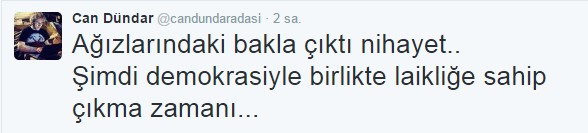 İsmail Kahraman: Laiklik anayasada olmamalı