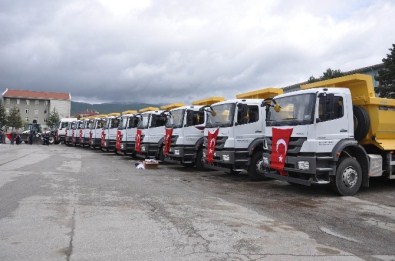 Bolu İl Özel İdaresinde 34 Yeni Aracın Tanıtımı Yapıldı