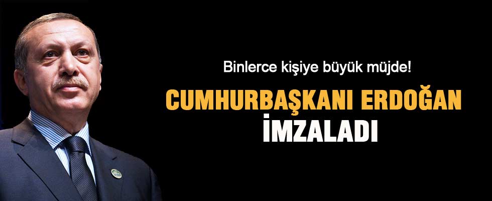 Cumhurbaşkanı Erdoğan 'Torba Kanun'u onayladı