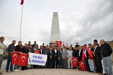 Muş'ta 57. Alaya Vefa Yürüyüşü