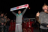 Şampiyon Bb Erzurum Spor'a Mehterli Karşılama