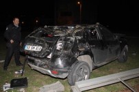 Samsun'da otomobil takla attı 7 yaralı
