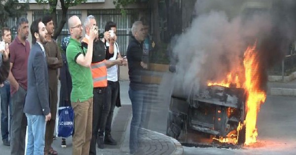 Fatih'te korku dolu dakikalar