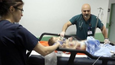 Yağmur bebek kurtuldu