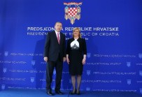 RESMİ KARŞILAMA - Erdoğan, Hırvatistan Cumhurbaşkanı Kitaroviç İle Görüştü
