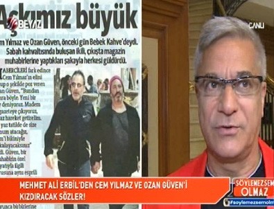 Mehmet Ali'den Cem Yılmaz'ı kızdıracak sözler