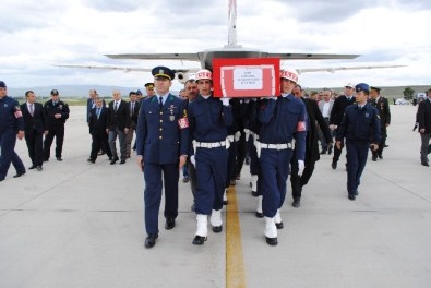 Şehidin Cenazesi Merzifon'a Getirildi