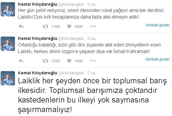 Kılıçdaroğlu'ndan TBMM Başkanı'na eleştiri