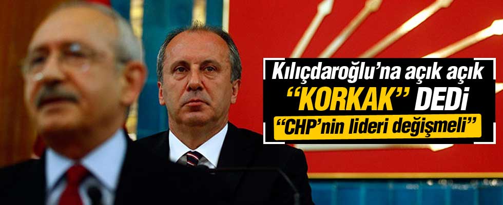 Muharrem İnce Kılıçdaroğlu'na kazan kaldırdı