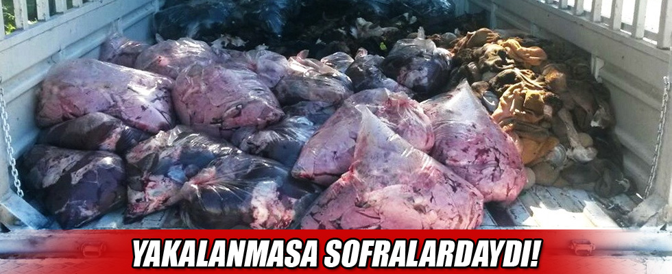 Yakalanmasa sofralardaydı!