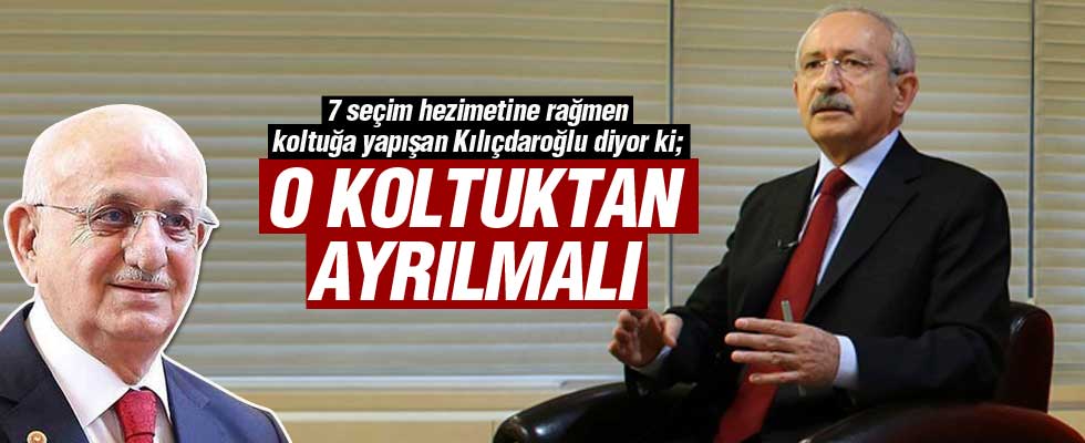 Kemal Kılıçdaroğlu: İsmail Kahraman o koltuktan ayrılmalı