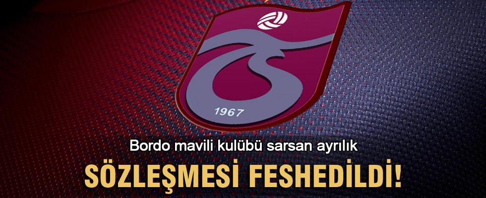 Trabzonspor'da Erkan Zengin'in sözleşmesi feshedildi!