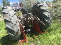 MAHZEMIN - Traktör Devrildi Açıklaması 1 Ölü 1 Yaralı