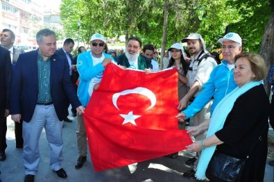 1. Uluslararası Sevgi Ve Barış Yürüyüşü Karaman'dan Başladı