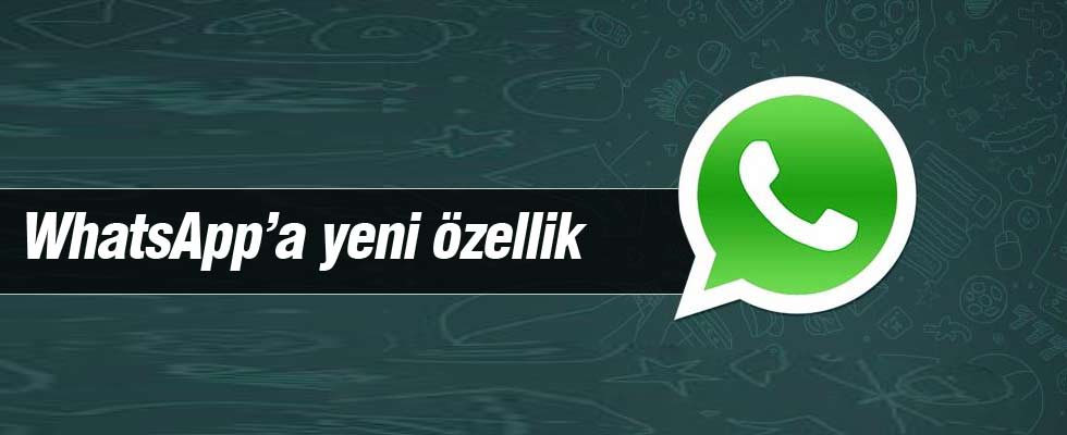 Facebook'tan WhatsApp’a yeni özellik