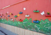 Geri Dönüşümle Okulu Renklendirdiler