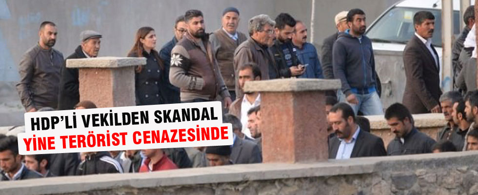 HDP milletvekili Taşdemir terörist cenazesinde