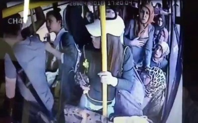 Tacizciye kadınlardan meydan dayağı