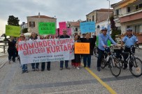 Termik Santrallere Karşı Bisikletli Protesto