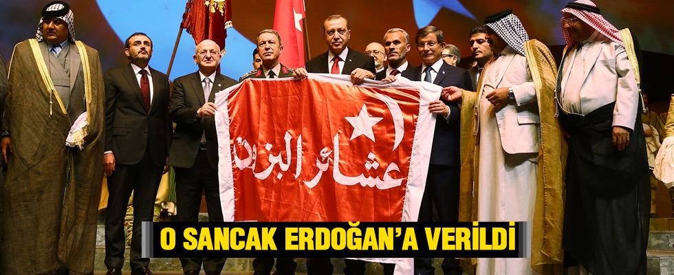 Kut'ül Amare sancağı Cumhurbaşkanı Erdoğan'a verildi