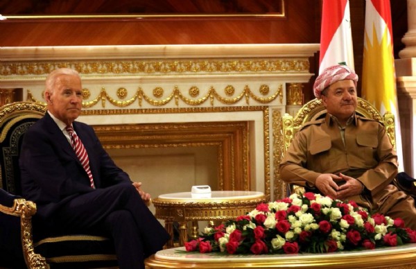 Joe Biden Kuzey Irak'ta Barzani'yle görüştü