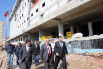 İNŞAAT FİRMASI - Başkan, Devlet Hastanesi Çalışmalarını İnceledi