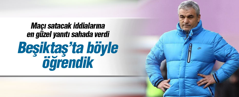 Rıza Çalımbay: Bana Beşiktaş'ta böyle öğretildi