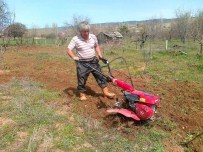 AHMET EROĞLU - Motorlu Çapa Makineleri Tarla Sürmede Büyük Kolaylık