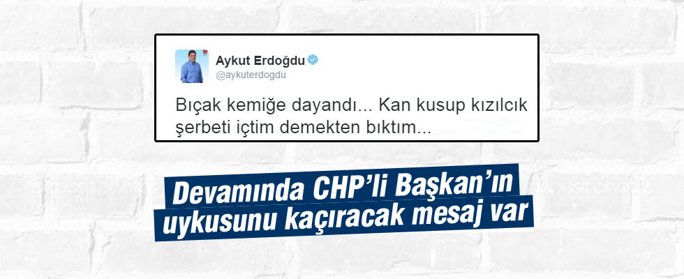 Aykut Erdoğdu'dan Hazinedar çıkışı