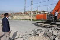 KALDIRIM TAŞI - Canlı Hayvan Pazarı Yolu Yeniden Yapılıyor