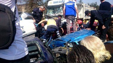 D-100 Karayolu'nda Can Pazarı Açıklaması 1 Ölü, 4 Yaralı