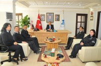TÜRK POLİSİ - Emniyet Müdürü Çelik'ten Başkan Akkaya'ya Ziyaret