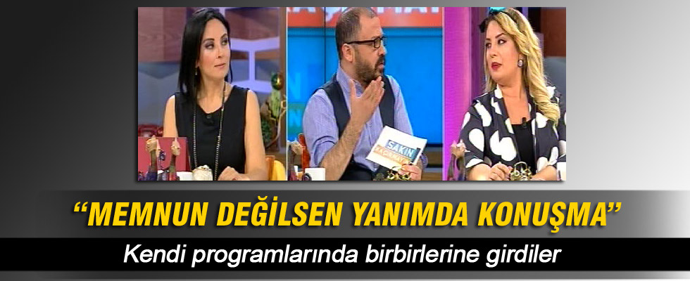 Sakın Kaçırmayın sunucuları arasında gergin anlar