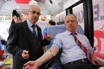 İSMAIL ÇORUMLUOĞLU - Şehzadeler Kaymakamlığından Kan Bağışına Destek